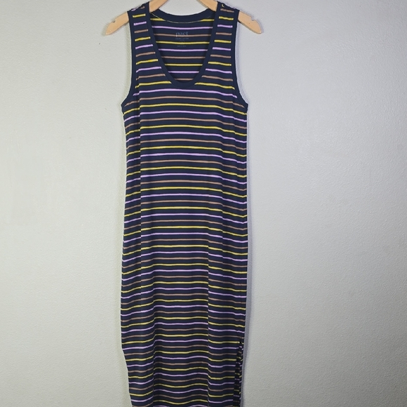 Pact Softpun A Line Tank 100% Organic Cotton Midi Dress Size S NwT. - Picture 1 of 8